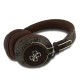 Căști Wireless Over-Ear Guess PU 4G Metal Logo (ENC), Maro (Bakr, GUBHS72P4FC4MW) by www.silkase.ro