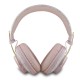 Căști Wireless Over-Ear Guess PU 4G Metal Logo (ENC), Roz (Bakr, GUBHS72P4FC4MP) by www.silkase.ro