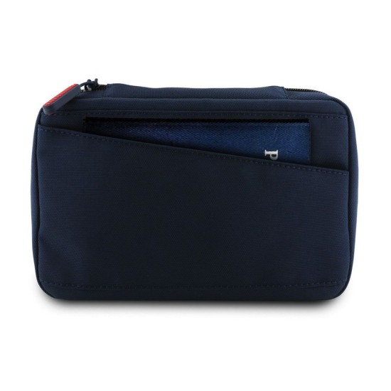 Geantă de Voiaj / Borsetă Red Bull Nylon Powerbar, Bleumarin (Bakr, RBTKOPGSV) by www.silkase.ro