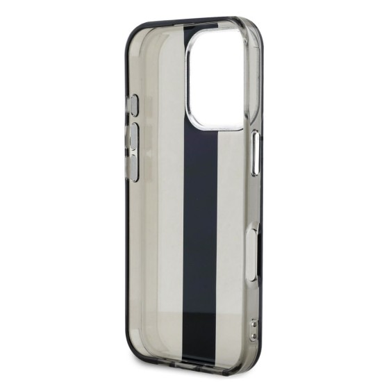 Husa Karl Lagerfeld IML Stripe Logo pentru iPhone 16 Pro Max, Neagra Husa Karl Lagerfeld IML Stripe Logo pentru iPhone 16 Pro Max, Neagra (Bakr, KLHCP16XHCFCPSCK) by www.silkase.ro