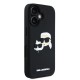 Husa Karl Lagerfeld 3D Rubber Double Heads pentru iPhone 16, Neagra Husa Karl Lagerfeld 3D Rubber Double Heads pentru iPhone 16, Neagra (Bakr, KLHCP16SRBCKCHLK) by www.silkase.ro