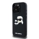 Husa Karl Lagerfeld 3D Rubber Double Heads pentru iPhone 16 Pro, Neagra Husa Karl Lagerfeld 3D Rubber Double Heads pentru iPhone 16 Pro, Neagra (Bakr, KLHCP16LRBCKCHLK) by www.silkase.ro
