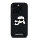 Husa Karl Lagerfeld 3D Rubber Double Heads pentru iPhone 16 Pro, Neagra Husa Karl Lagerfeld 3D Rubber Double Heads pentru iPhone 16 Pro, Neagra (Bakr, KLHCP16LRBCKCHLK) by www.silkase.ro