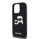 Husa Karl Lagerfeld 3D Rubber Double Heads pentru iPhone 16 Pro, Neagra Husa Karl Lagerfeld 3D Rubber Double Heads pentru iPhone 16 Pro, Neagra (Bakr, KLHCP16LRBCKCHLK) by www.silkase.ro