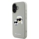 Husa Karl Lagerfeld 3D Rubber Double Heads pentru iPhone 16, Bej Husa Karl Lagerfeld 3D Rubber Double Heads pentru iPhone 16, Bej (Bakr, KLHCP16SRBCKCHLE) by www.silkase.ro