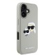Husa Karl Lagerfeld 3D Rubber Double Heads pentru iPhone 16, Bej Husa Karl Lagerfeld 3D Rubber Double Heads pentru iPhone 16, Bej (Bakr, KLHCP16SRBCKCHLE) by www.silkase.ro