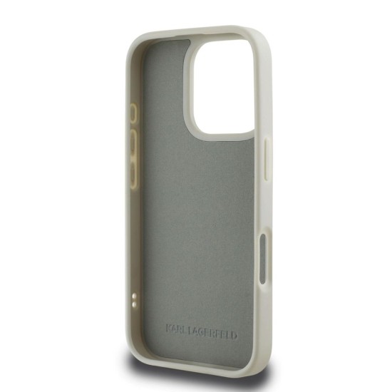 Husa Karl Lagerfeld 3D Rubber Double Heads pentru iPhone 16 Pro Max, Bej Husa Karl Lagerfeld 3D Rubber Double Heads pentru iPhone 16 Pro Max, Bej (Bakr, KLHCP16XRBCKCHLE) by www.silkase.ro
