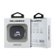 Husa Karl Lagerfeld PU Embossed Karl and Choupette Heads pentru AirPods 4, Neagra (Bakr, KLA4PGKCPK) by www.silkase.ro