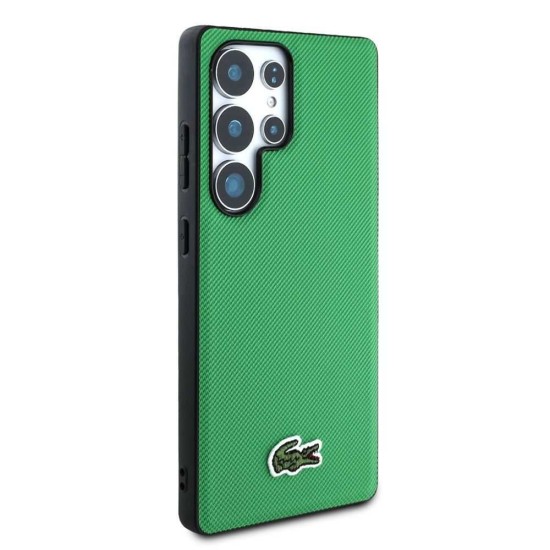 Husa Lacoste Iconic Petit Pique Woven Logo MagSafe pentru Samsung Galaxy S25 Ultra, Verde Husa Lacoste Iconic Petit Pique Woven Logo MagSafe pentru Samsung Galaxy S25 Ultra, Verde (Bakr, LCHMS25LPVCN) by www.silkase.ro