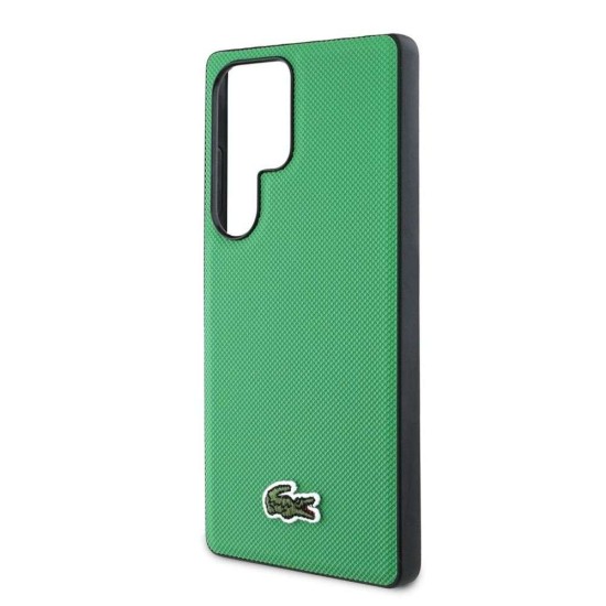 Husa Lacoste Iconic Petit Pique Woven Logo MagSafe pentru Samsung Galaxy S25 Ultra, Verde Husa Lacoste Iconic Petit Pique Woven Logo MagSafe pentru Samsung Galaxy S25 Ultra, Verde (Bakr, LCHMS25LPVCN) by www.silkase.ro