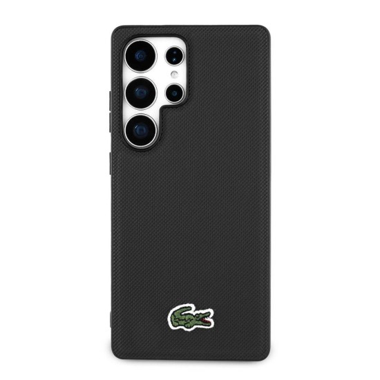 Husa Lacoste Iconic Petit Pique Woven Logo MagSafe pentru Samsung Galaxy S25 Ultra, Neagra Husa Lacoste Iconic Petit Pique Woven Logo MagSafe pentru Samsung Galaxy S25 Ultra, Neagra (Bakr, LCHMS25LPVCK) by www.silkase.ro