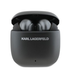 Căști Wireless TWS Karl Lagerfeld Elongated Logo (ANC/ENC), Negre