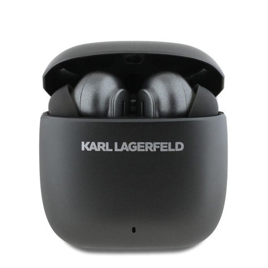 Căști Wireless TWS Karl Lagerfeld Elongated Logo (ANC/ENC), Negre Căști Wireless TWS Karl Lagerfeld Elongated Logo (ANC/ENC), Negre (Bakr, KLTWSM1ALELK) by www.silkase.ro