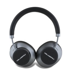 Căști Wireless Over-Ear Karl Lagerfeld Saffiano Metal Logo (ANC/ENC), Negre