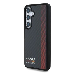 Husa Red Bull Carbon Powerbar MagSafe pentru Samsung Galaxy S25+, Neagra