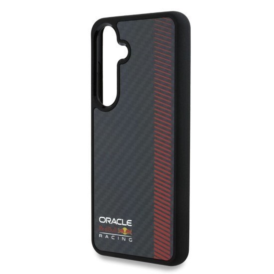 Husa Red Bull Carbon Powerbar MagSafe pentru Samsung Galaxy S25+, Neagra (Bakr, RBHMS25M24CFGSMK) by www.silkase.ro