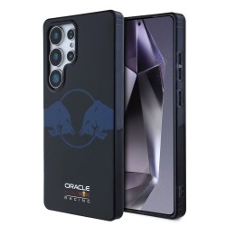 Husa Red Bull PC/TPU Two Bulls MagSafe pentru Samsung Galaxy S25 Ultra, Bleumarin
