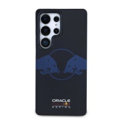Husa Red Bull PC/TPU Two Bulls MagSafe pentru Samsung Galaxy S25 Ultra, Bleumarin