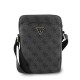 Geantă de Umăr / Borsetă Guess PU 4G Triangle Logo 8 inch, Neagră (Bakr, GUTB8P4GFTSK) by www.silkase.ro