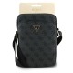Geantă de Umăr / Borsetă Guess PU 4G Triangle Logo 8 inch, Neagră (Bakr, GUTB8P4GFTSK) by www.silkase.ro