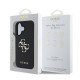 Husa Guess PU Grained 4G Metal Logo pentru iPhone 16, Neagra (Bakr, GUHCP16SPGT4MBK) by www.silkase.ro