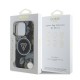Husa Guess IML Glitter Magnolia Triangle Logo MagSafe pentru iPhone 16 Pro Max, Neagra Husa Guess IML Glitter Magnolia Triangle Logo MagSafe pentru iPhone 16 Pro Max, Neagra (Bakr, GUHMP16XHFLPEDK) by www.silkase.ro