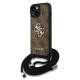 Husa Crossbody Guess PU 4G Metal Logo Strap pentru iPhone 15, Maro Husa Crossbody Guess PU 4G Metal Logo Strap pentru iPhone 15, Maro (Bakr, GUHCP15SP4GMGCRW) by www.silkase.ro