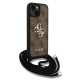 Husa Crossbody Guess PU 4G Metal Logo Strap pentru iPhone 15, Maro Husa Crossbody Guess PU 4G Metal Logo Strap pentru iPhone 15, Maro (Bakr, GUHCP15SP4GMGCRW) by www.silkase.ro