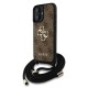 Husa Crossbody Guess PU 4G Metal Logo Strap pentru iPhone 16, Maro Husa Crossbody Guess PU 4G Metal Logo Strap pentru iPhone 16, Maro (Bakr, GUHCP16SP4GMGCRW) by www.silkase.ro
