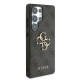 Husa Guess PU 4G Metal Logo pentru Samsung Galaxy S25 Ultra, Gri (Bakr, GUHCS25L4GMGGR) by www.silkase.ro