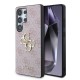 Husa Guess PU 4G Metal Logo pentru Samsung Galaxy S25 Ultra, Roz (Bakr, GUHCS25L4GMGPI) by www.silkase.ro
