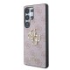 Husa Guess PU 4G Metal Logo pentru Samsung Galaxy S25 Ultra, Roz (Bakr, GUHCS25L4GMGPI) by www.silkase.ro