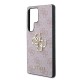 Husa Guess PU 4G Metal Logo pentru Samsung Galaxy S25 Ultra, Roz (Bakr, GUHCS25L4GMGPI) by www.silkase.ro