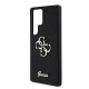 Husa Guess PU Fixed Glitter 4G Metal Logo pentru Samsung Galaxy S25 Ultra, Neagra (Bakr, GUHCS25LHG4SGK) by www.silkase.ro