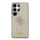 Husa Guess PU Fixed Glitter 4G Metal Logo pentru Samsung Galaxy S25 Ultra, Aurie (Bakr, GUHCS25LHG4SGD) by www.silkase.ro