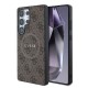 Husa Guess PU Leather 4G Colored Ring MagSafe pentru Samsung Galaxy S25 Ultra, Maro Husa Guess PU Leather 4G Colored Ring MagSafe pentru Samsung Galaxy S25 Ultra, Maro (Bakr, GUHMS25LG4GFRW) by www.silkase.ro