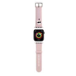 Curea Karl Lagerfeld NFT Karl Head pentru Apple Watch 38/40/41mm, Roz