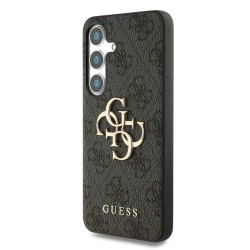 Husa Guess PU 4G Metal Logo pentru Samsung Galaxy S25, Gri Husa Guess PU 4G Metal Logo pentru Samsung Galaxy S25, Gri