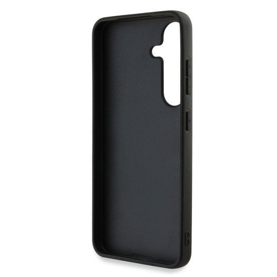Husa Guess PU 4G Metal Logo pentru Samsung Galaxy S25, Gri (Bakr, GUHCS25S4GMGGR) by www.silkase.ro