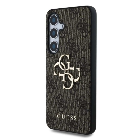 Husa Guess PU 4G Metal Logo pentru Samsung Galaxy S25+, Maro Husa Guess PU 4G Metal Logo pentru Samsung Galaxy S25+, Maro (Bakr, GUHCS25M4GMGBR) by www.silkase.ro