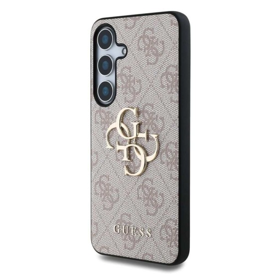 Husa Guess PU 4G Metal Logo pentru Samsung Galaxy S25, Roz Husa Guess PU 4G Metal Logo pentru Samsung Galaxy S25, Roz (Bakr, GUHCS25S4GMGPI) by www.silkase.ro