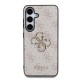 Husa Guess PU 4G Metal Logo pentru Samsung Galaxy S25+, Roz (Bakr, GUHCS25M4GMGPI) by www.silkase.ro