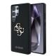 Husa Guess PU Grained 4G Metal Logo pentru Samsung Galaxy S25 Ultra, Neagra (Bakr, GUHCS25LPGT4MBK) by www.silkase.ro
