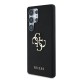 Husa Guess PU Grained 4G Metal Logo pentru Samsung Galaxy S25 Ultra, Neagra (Bakr, GUHCS25LPGT4MBK) by www.silkase.ro