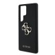 Husa Guess PU Grained 4G Metal Logo pentru Samsung Galaxy S25 Ultra, Neagra (Bakr, GUHCS25LPGT4MBK) by www.silkase.ro