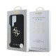 Husa Guess PU Grained 4G Metal Logo pentru Samsung Galaxy S25 Ultra, Neagra (Bakr, GUHCS25LPGT4MBK) by www.silkase.ro