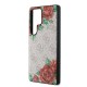 Husa Guess PU Leather 4G Flowers Print Metal Logo MagSafe pentru Samsung Galaxy S25 Ultra, Roz (Bakr, GUHMS25LP4ROPEMCP) by www.silkase.ro