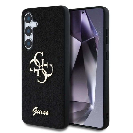 Husa Guess PU Fixed Glitter 4G Metal Logo pentru Samsung Galaxy S25, Neagra Husa Guess PU Fixed Glitter 4G Metal Logo pentru Samsung Galaxy S25, Neagra (Bakr, GUHCS25SHG4SGK) by www.silkase.ro