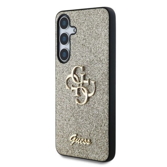 Husa Guess PU Fixed Glitter 4G Metal Logo pentru Samsung Galaxy S25+, Aurie Husa Guess PU Fixed Glitter 4G Metal Logo pentru Samsung Galaxy S25+, Aurie (Bakr, GUHCS25MHG4SGD) by www.silkase.ro