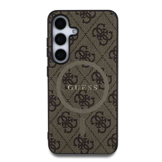 Husa Guess PU Leather 4G Colored Ring MagSafe pentru Samsung Galaxy S25, Maro Husa Guess PU Leather 4G Colored Ring MagSafe pentru Samsung Galaxy S25, Maro (Bakr, GUHMS25SG4GFRW) by www.silkase.ro